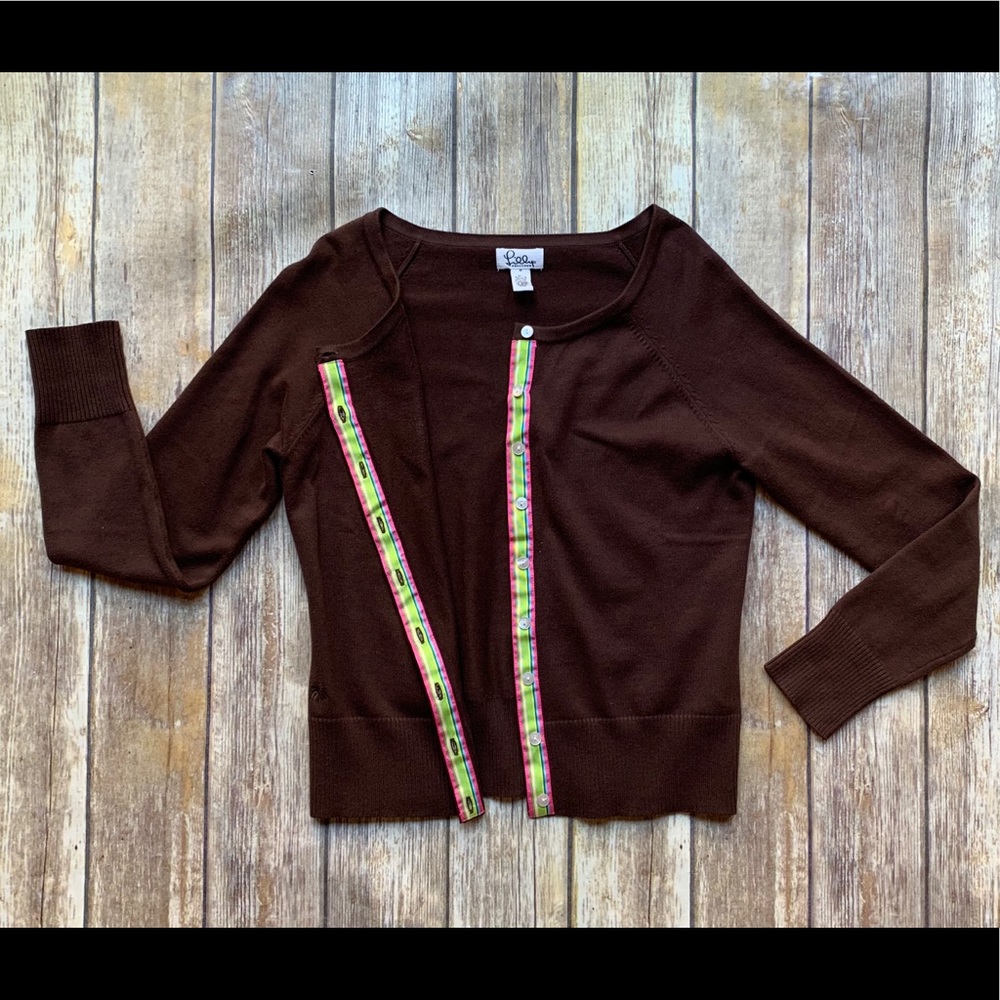 Lilly Pulitzer supima cotton cardigan sweater